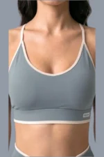 Quarzgraues Set - Oberteil + Leggings