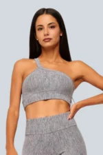 BCult Alpine Sculpt One-Shoulder Top — Mélange