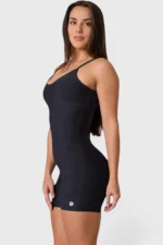 BCult Black Front-Seamless Playsuit - Image 2