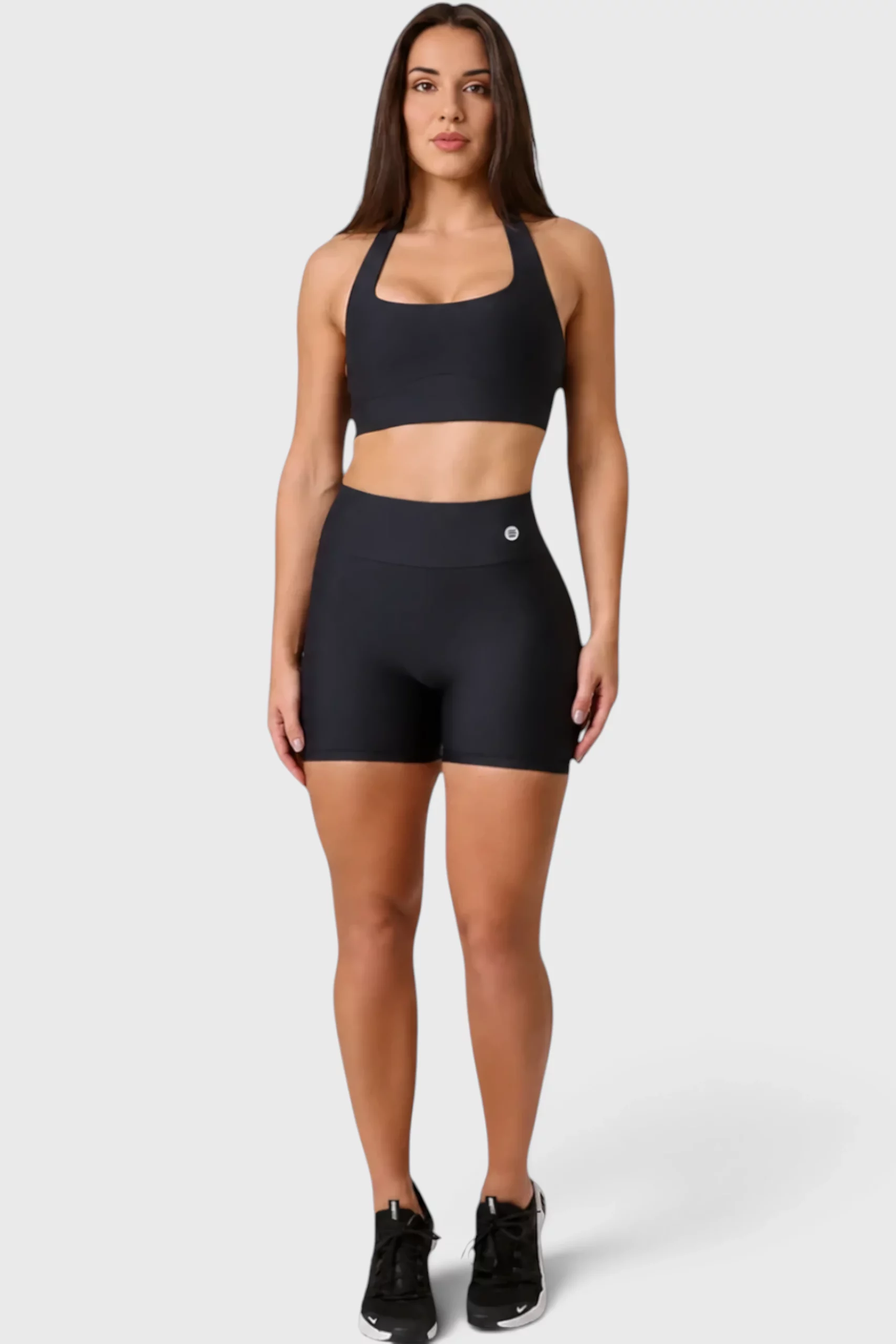 BCult Black Top and Shorts Set - 02 BCult Black Seamless Shorts - Image 1
