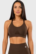 BCult Coffee Brown Double-Strap Top