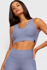 BCult Copacabana Sculpt Basic Top — Rain - Image 2