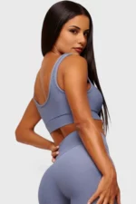 BCult Copacabana Sculpt Cropped Top — Rain - Image 2