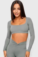BCult Lago Verde High-Waist Leggings — Aloe - Image 4