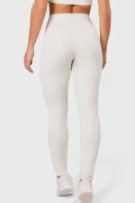 BCult Off-White Brown Piping Leggings - immagine 4
