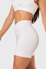 BCult Off-White Crossover Waist Shorts