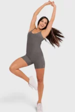 BCult Urban Grey Seamless Playsuit - Image 2