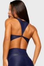 BCult Zurich Pulse High-Neck Top — Navy - Image 2
