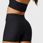 BCult Black Straight-Neck Top