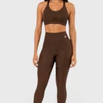 BCult Coffee Brown Leggings Switzerland – Mesh Detail Leggings