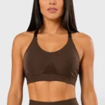 BCult Coffee Brown Double-Strap Top