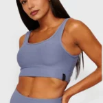 BCult Copacabana Sculpt Cropped Top — Rain