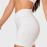 BCult Off-White Crossover Waist Shorts