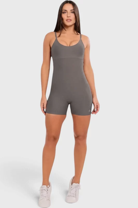 Grey jumpsuit Switzerland – BCult Urban Grey Seamless Playsuit
