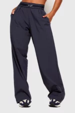Navy blue relaxed trousers Awaken