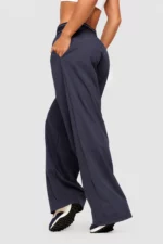 Navy blue relaxed trousers Awaken