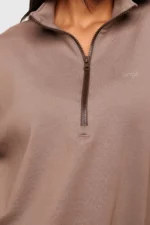 Wood brown zip jacket OffSet