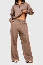 Wood brown zip jacket OffSet