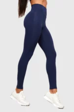 Cove blue leggings without a front seam