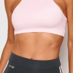 Bloom pink racerback crop top Frame