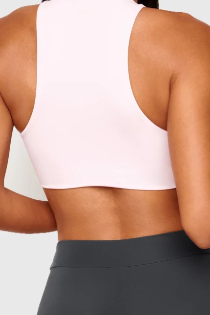 Bloom pink racerback crop top Frame