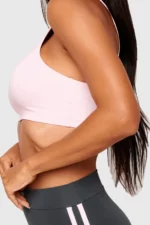 Bloom pink racerback crop top Frame