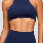 Cove blue racerback crop top Frame