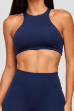 Cove blue racerback crop top Frame
