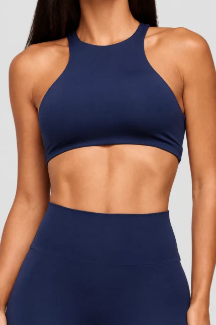 Cove blue racerback crop top Frame