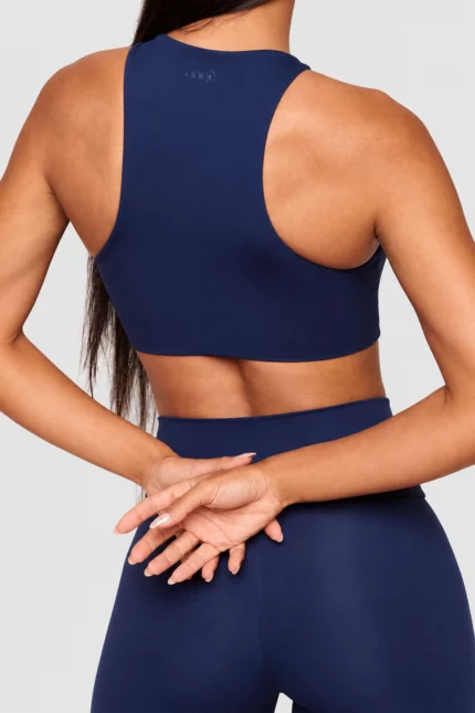 Cove blue racerback crop top Frame