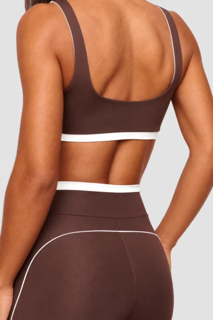 Truffle brown reversible top Midnight